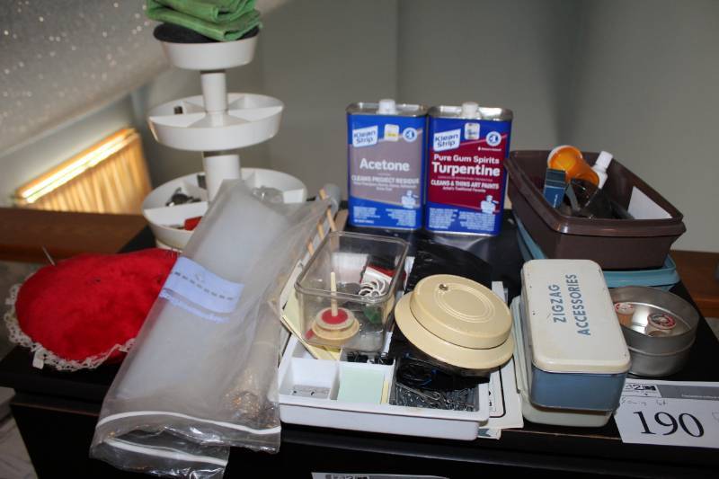 lot 190 image: Sewing Accessories