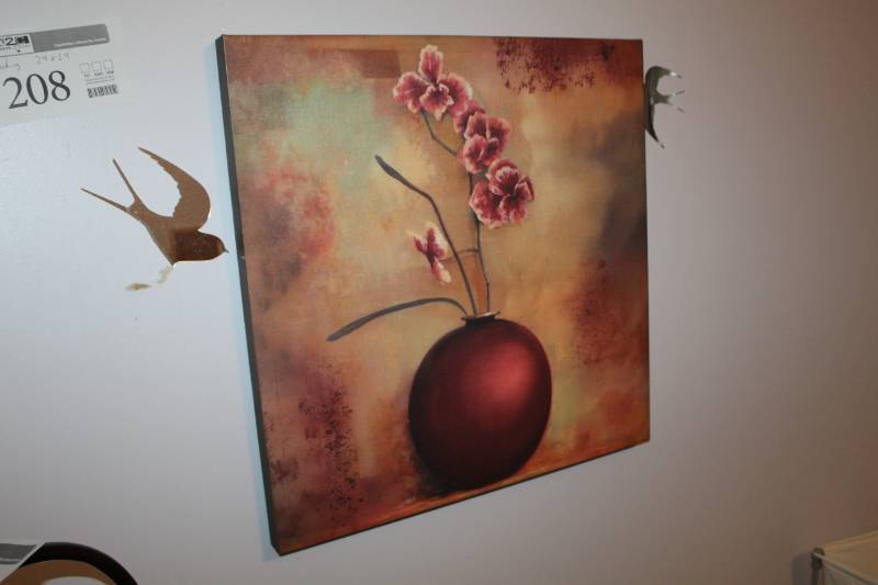 lot 208 image: Flower Vase Painting