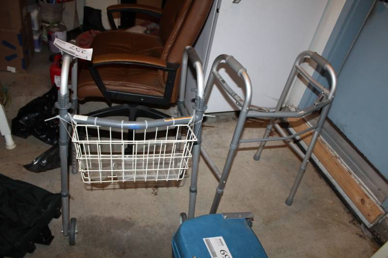 lot 257 image: Lot of (2) Medical Walkers