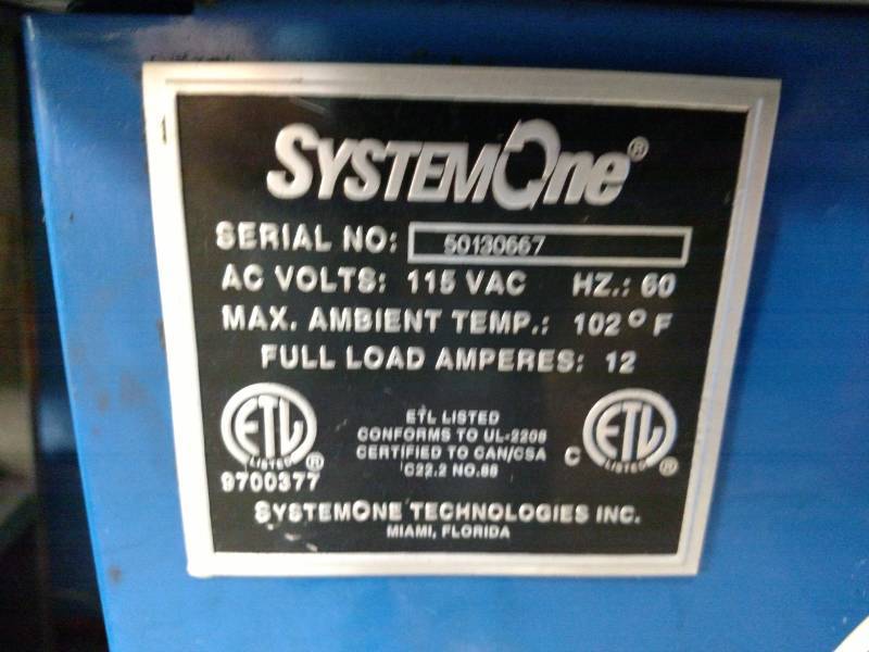 lot 38 image: System One Recycling Parts Washer w...
