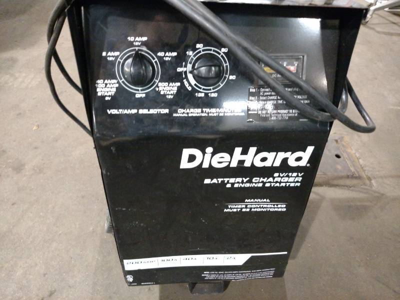 lot 122 image: Diehard Battery Charger, 612 Volt,...