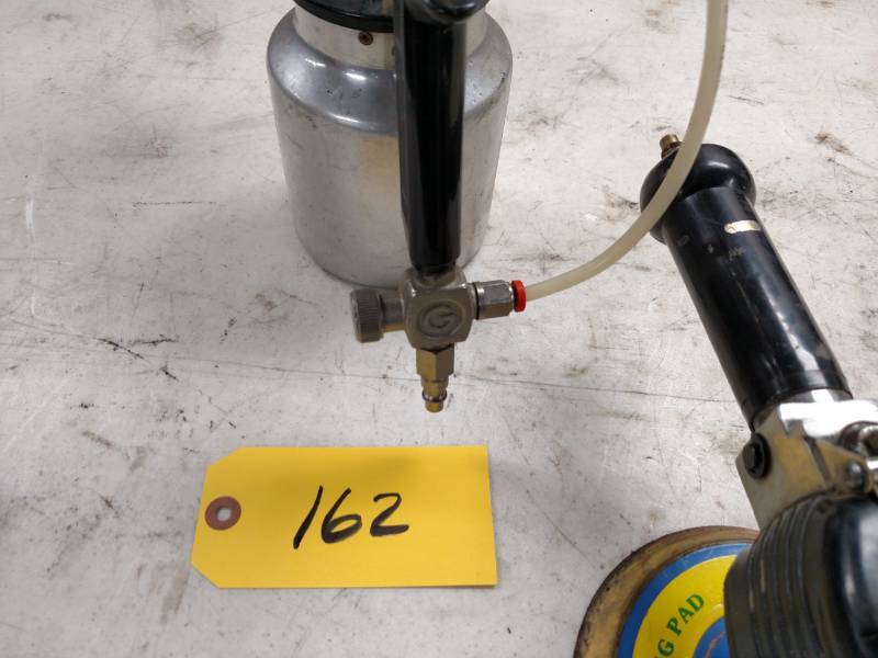 lot 162 image: Soda Blast Gun & DA Sander...