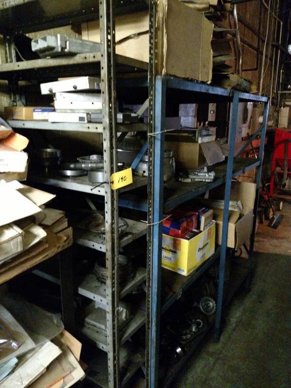 lot 190 image: (2) Shelf Units with Transmission P...