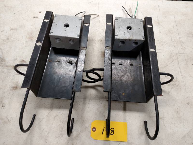 lot 198 image: (2) Outlets with Cord Hangers...