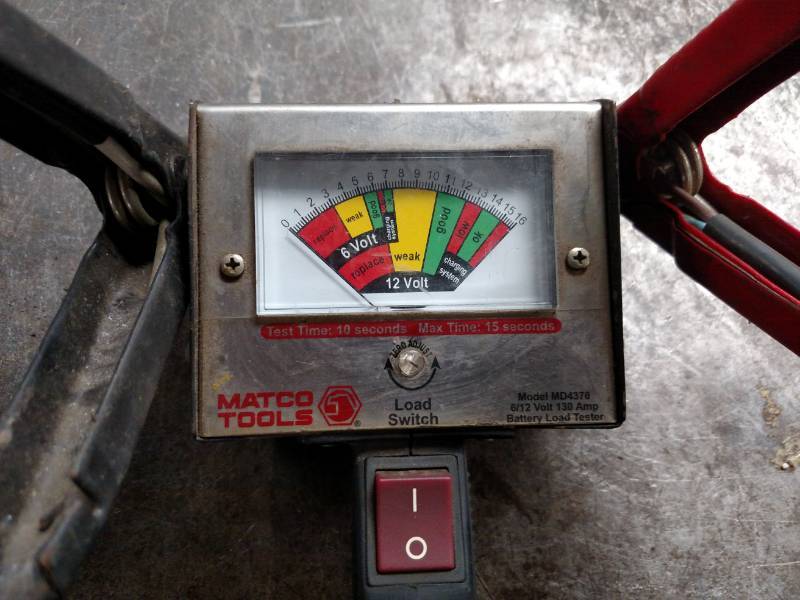 lot 213 image: Matco MD4370 Battery Load Tester...
