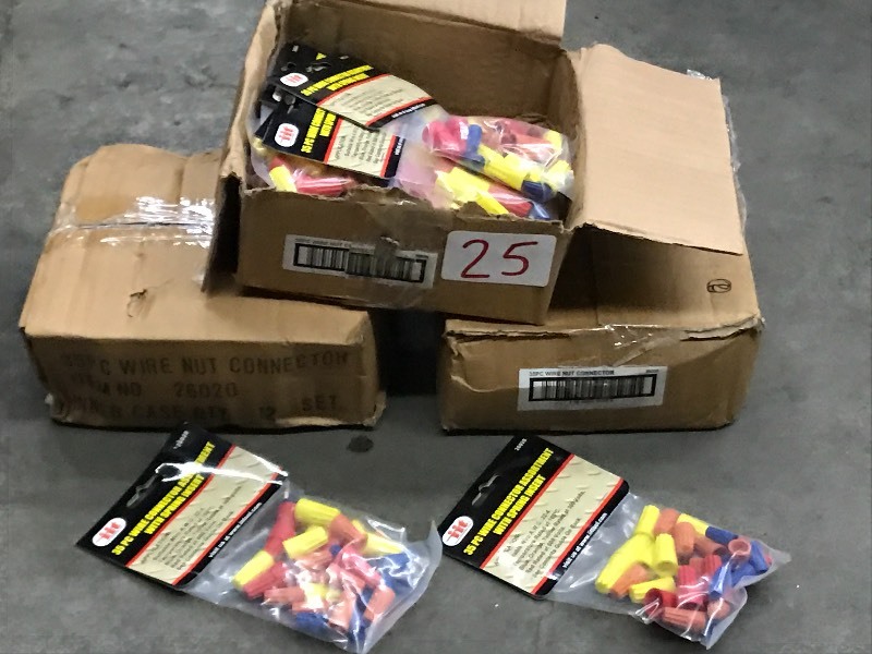 lot 25 image: (3) Cases Of Wire Nut Connectors