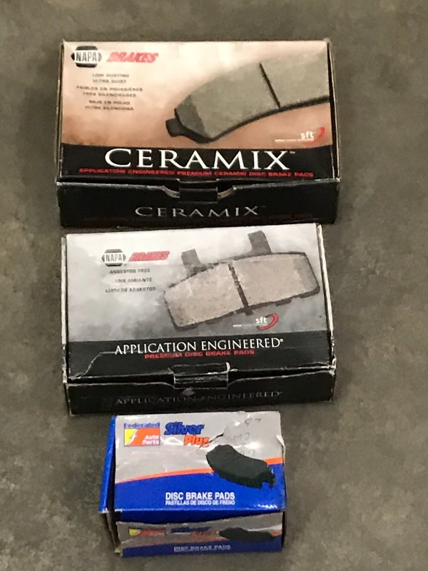 lot 34 image: (3) Automotive Brake Pad Sets