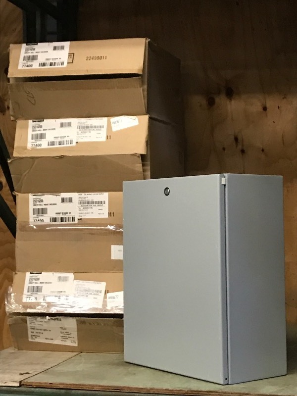 lot 44 image: (5) New Hoffman Electrical Enclosures