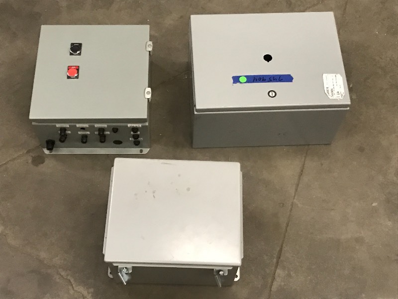 lot 43 image: Lot Of (3) Electrical Enclosures