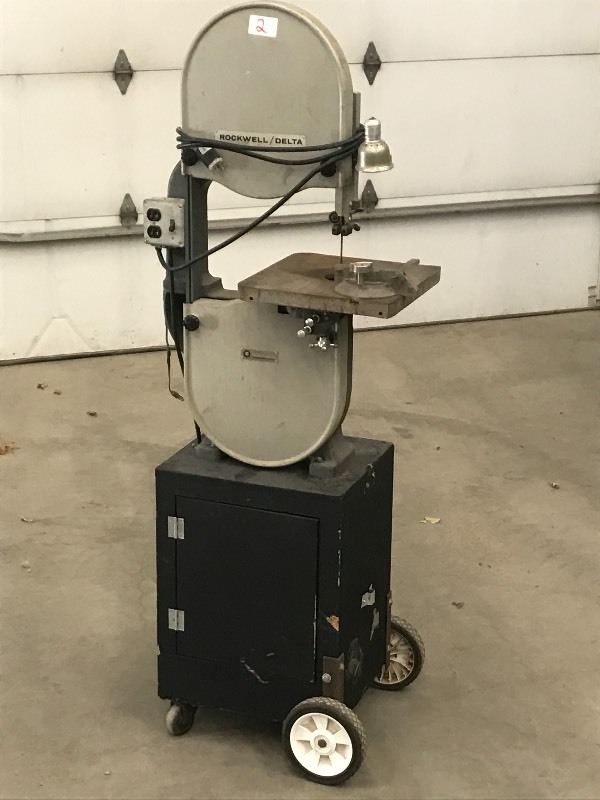 lot 2 image: Rockwell  Delta EN6083 Bandsaw, ...