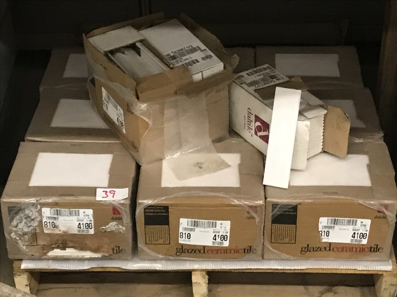 lot 39 image: (9) Boxes Of Daltile 8x10 Glaxed ...