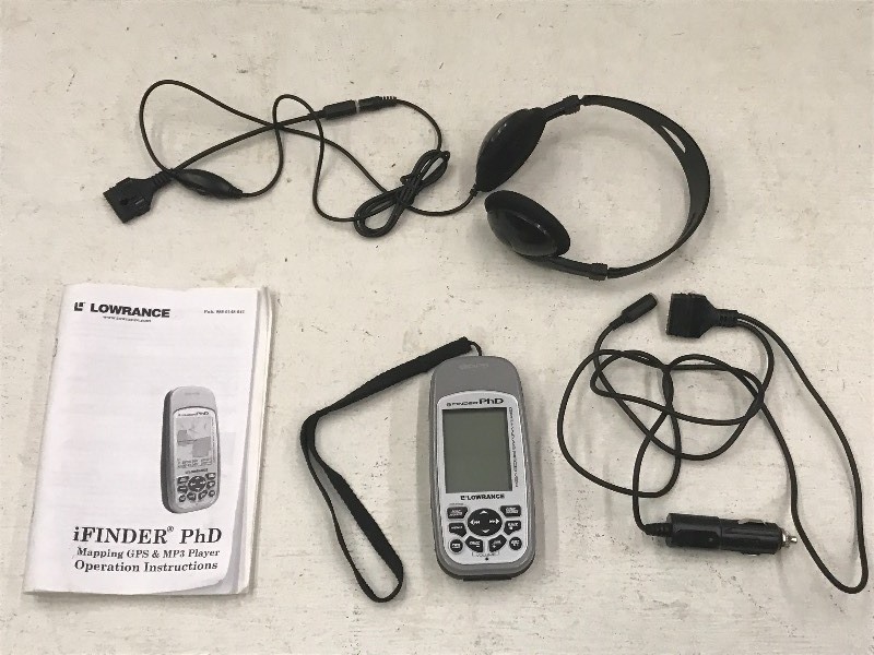 lot 50 image: Lowarance I-Finder PHD Handheld Map...