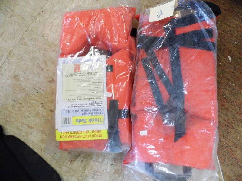 lot 86 image: 2 Life Vests