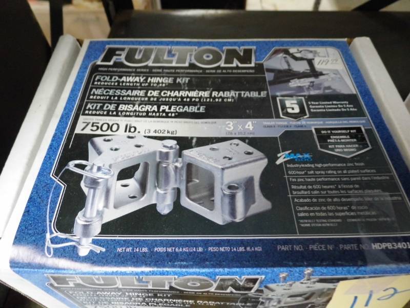 lot 112 image: Fulton Foldaway Hinge Kit