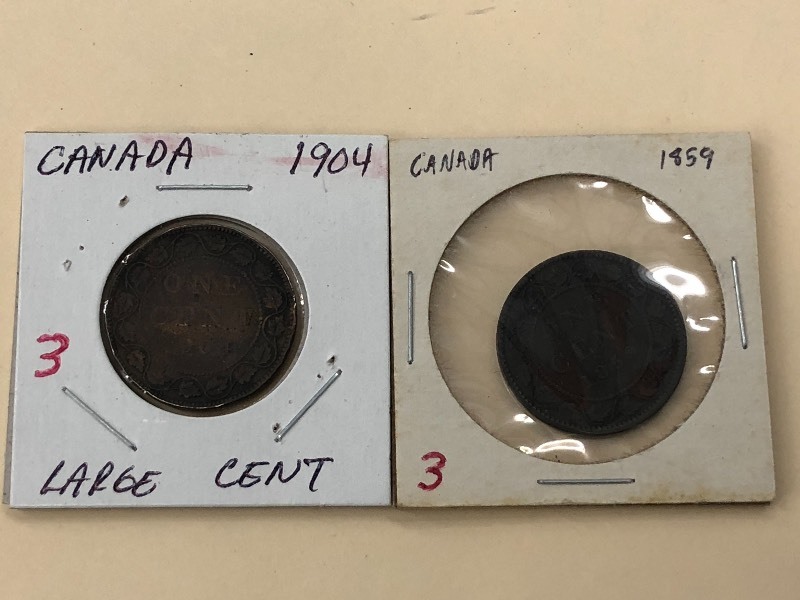 1859, 1901, 1902, 1903, 1904 Canadi...