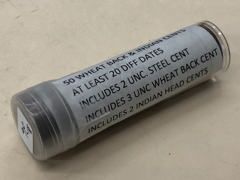 (1) Roll Of Wheat Back & Indian Hea...