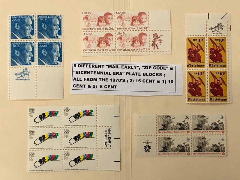 (5) Different Mail Early  Zip C...