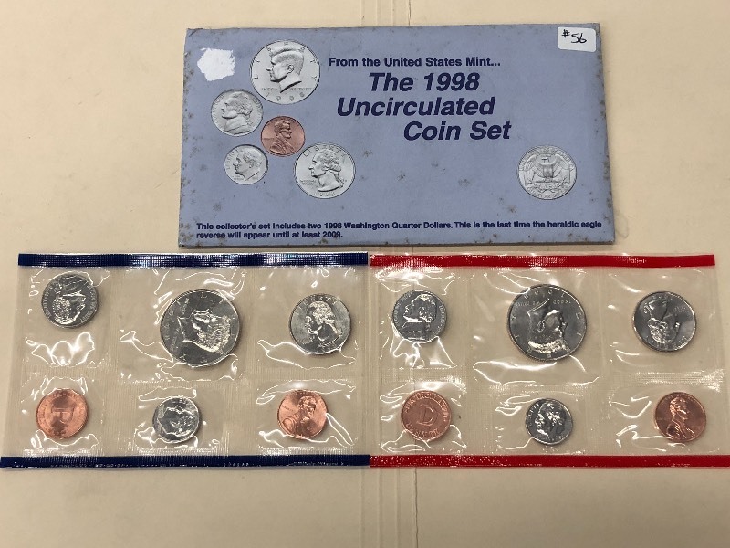 1998 US Uncirculated Coin Set ...