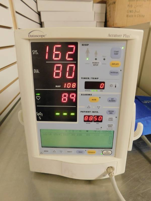 Monitor Plus Accutorr Signs Datascope Vital Spacelabs \u0026 ...