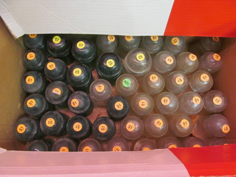 lot 7 image: Glass insulators