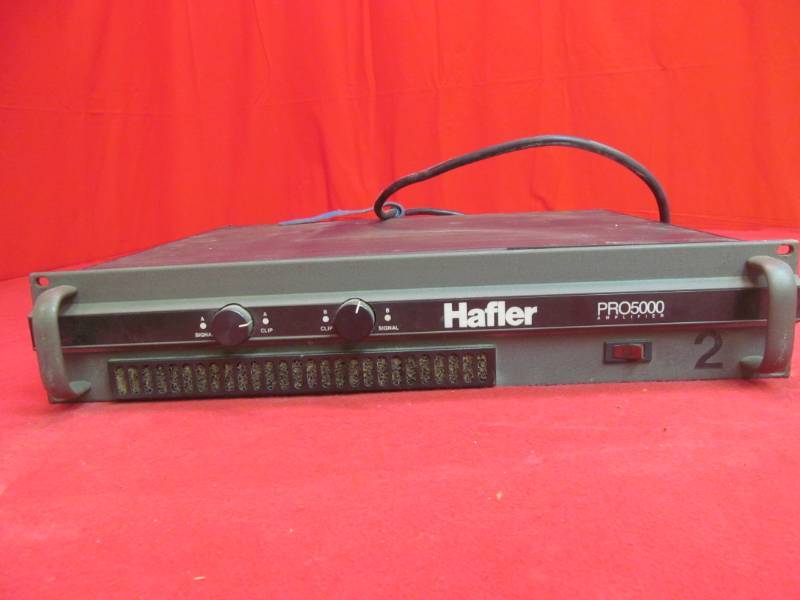 lot 20 image: Hafler Pro 5000 amplifier 1800 watt max