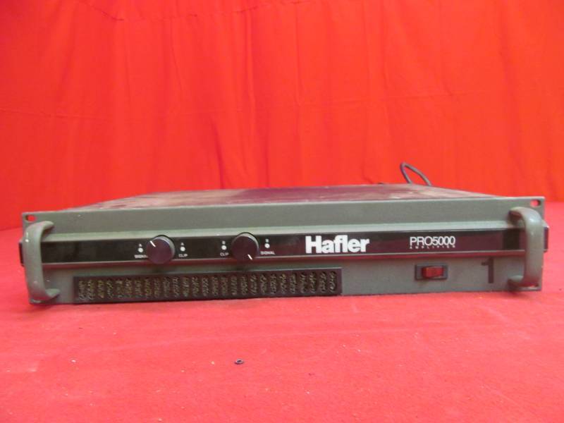 lot 25 image: Hafler Pro 5000 amplifier 1800 watt max