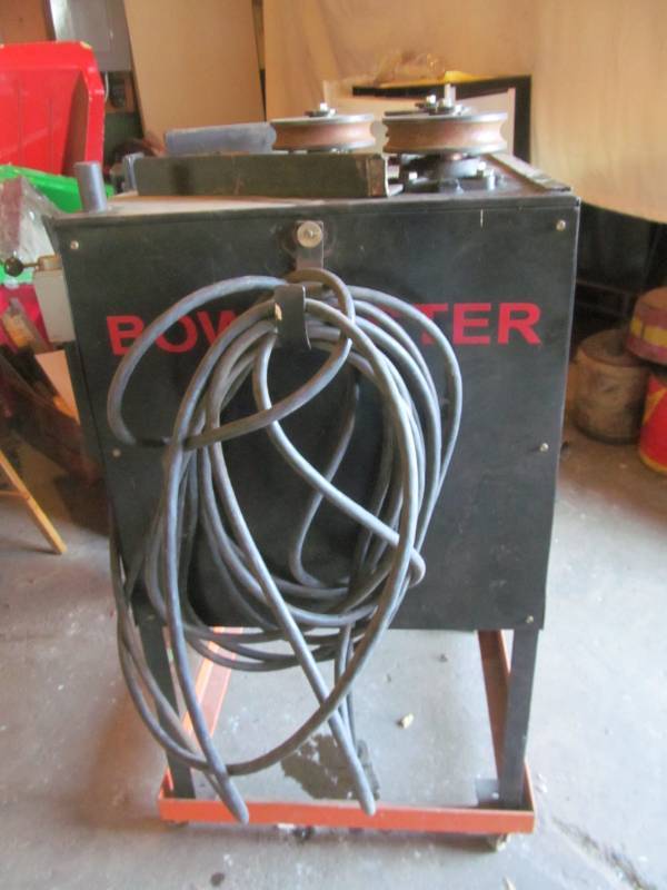 lot 79 image: Fabrication jigs, extra parts for manufacturing, part molds, mold seats, Bowmaster tube bender(electric, hydraulic)