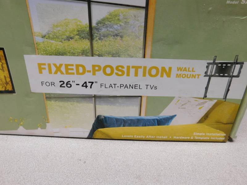 lot 26 image: Sanus Accents Fixed TV Wall Mount