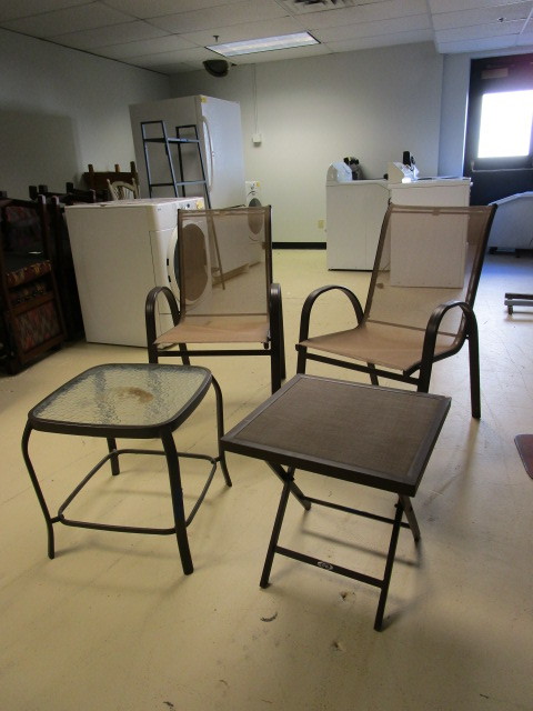 lot 322 image: PATIO CHAIRS & TABLES