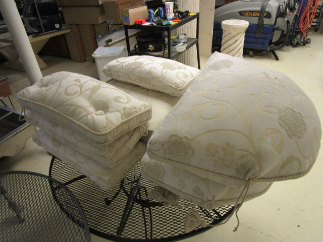lot 327 image: MATCHING PATIO CUSHIONS