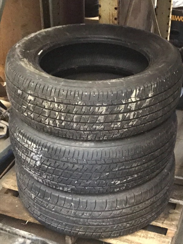 (3) 17 Car Tires