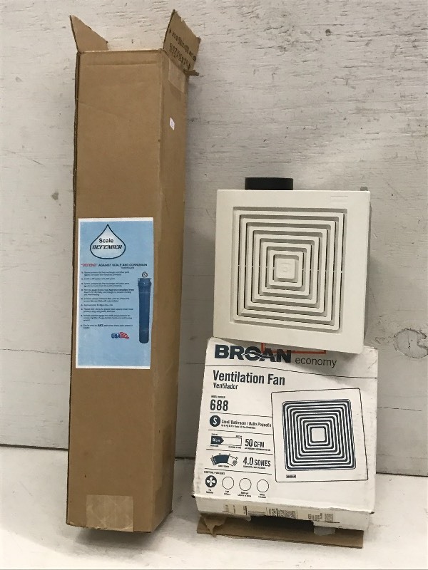 Whole House Filtration Unit & Bath Fan