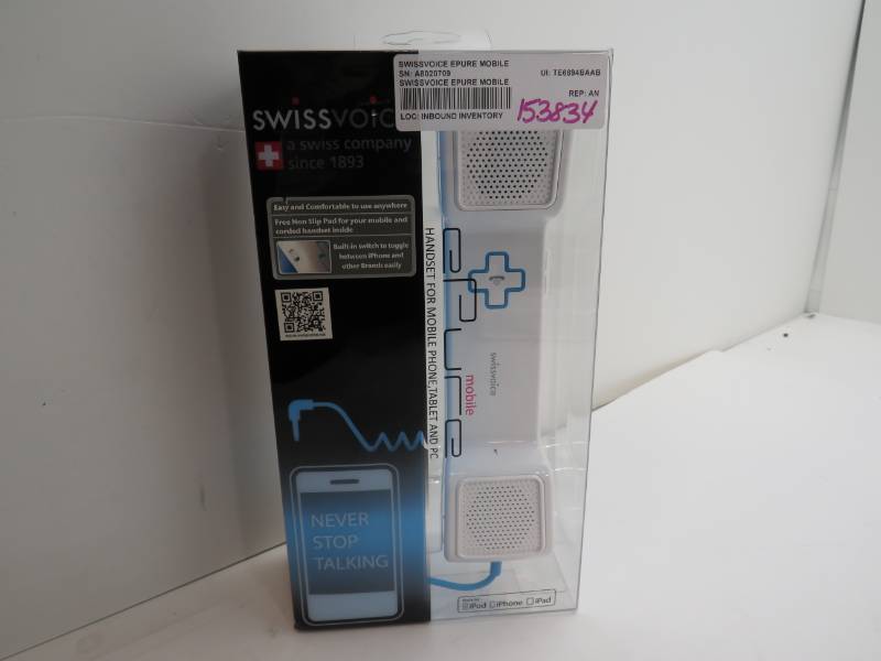 lot 21 image: Swiss Voice phone turn your cell phone to a home phone