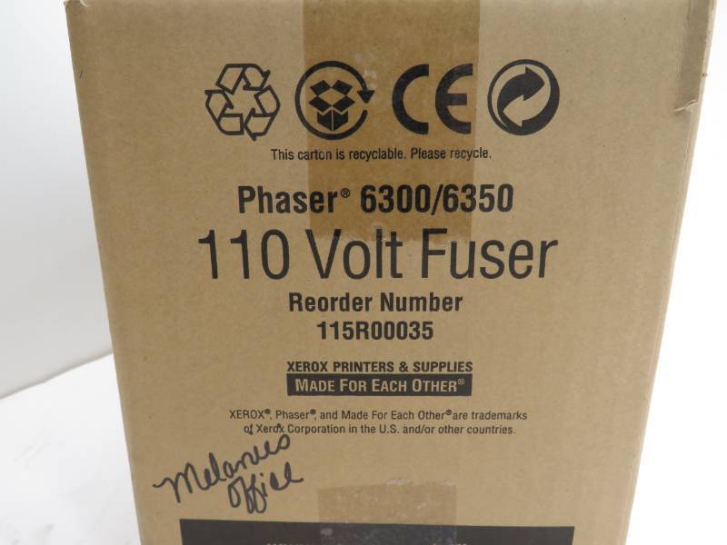 lot 41 image: Xerox 110 Volt Fuser for Color Laser Printer
