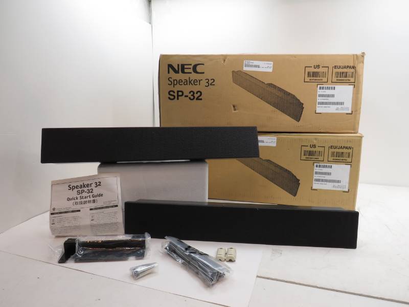 lot 43 image: Lot of 2 Sets of NEC Speaker 32 SP-32
