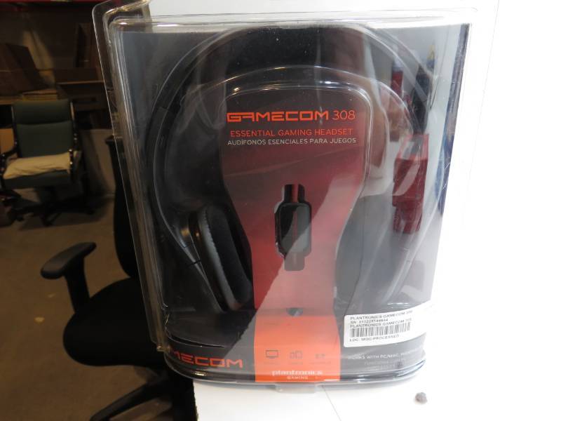 lot 38 image: Lot of head phones solid State Hard Drives, and more