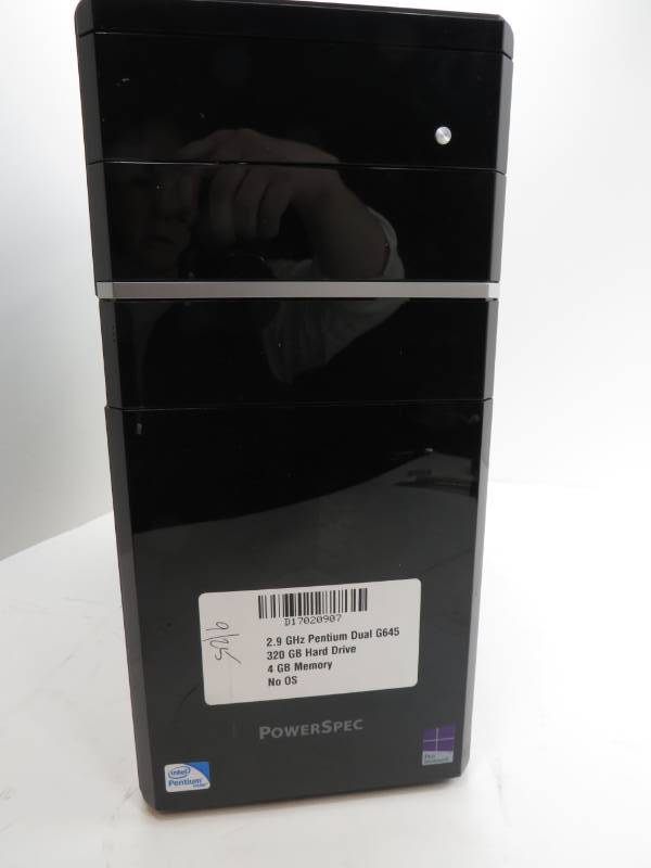 lot 39 image: Power Spec Computer with a 320GB Hard Drive