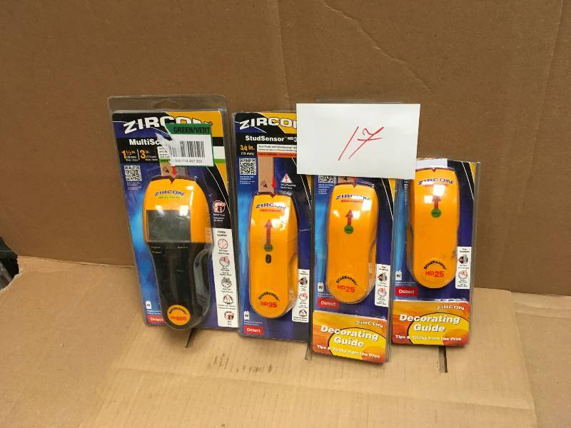 lot 17 image: Lot of 4 Zircom tools assorted  styles in good condition