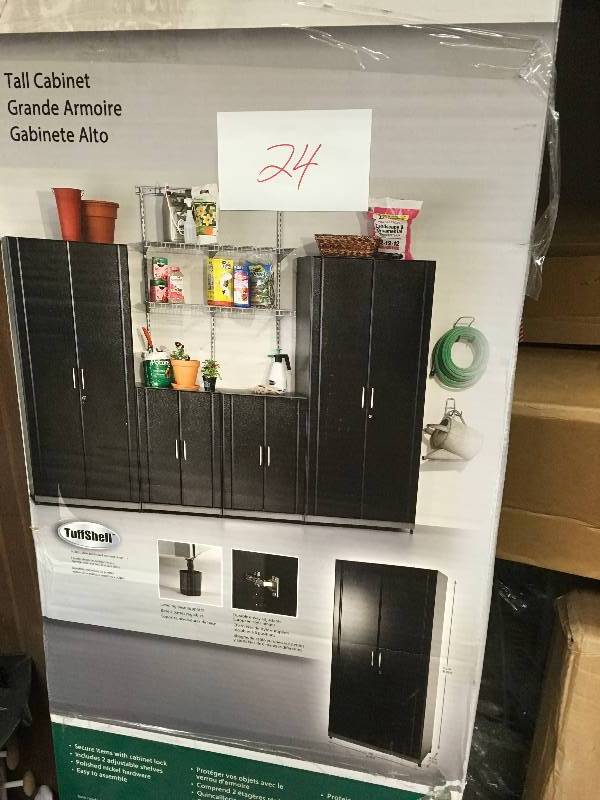 lot 24 image: Closetmaid 32 In. Garage Cabinet 12740 in good conditions