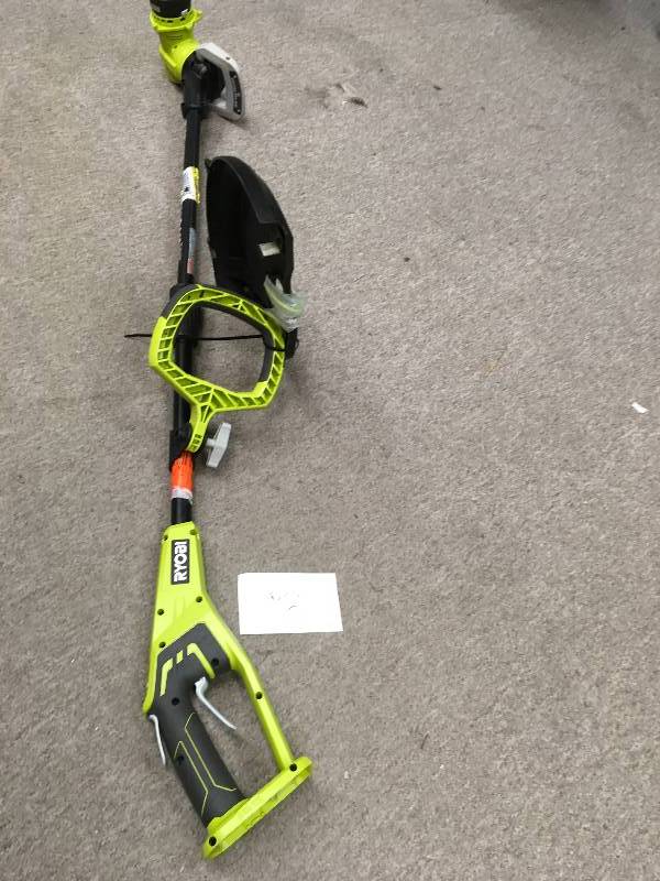 lot 29 image: Ryobi ONE 18-Volt Lithium-Ion Cordless String TrimmerEdger - TOOL ONLY in working conditions