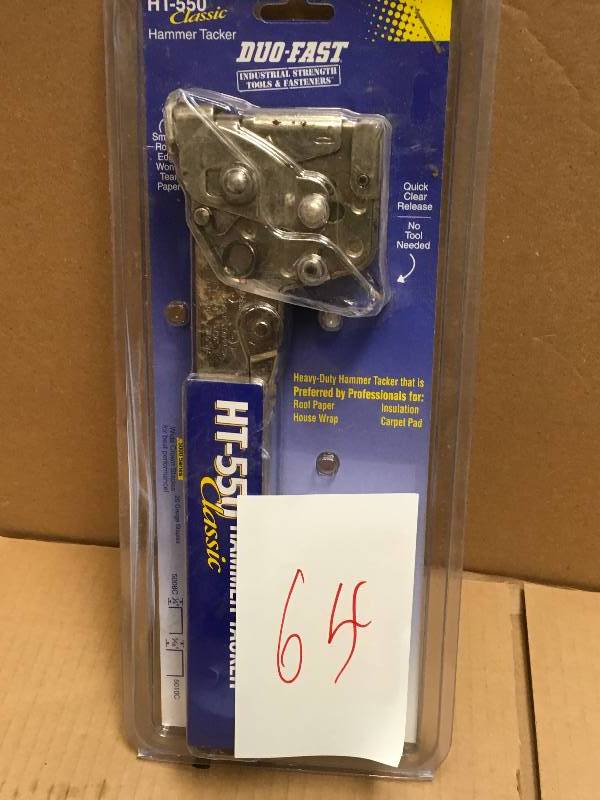 lot 64 image: HT550C 5000 Series 12 in. Crown Classic Hammer Tacker Stapler