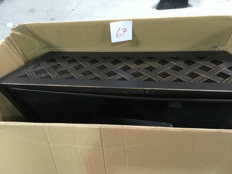lot 67 image: Tipton 34 in. Steel Deep Bowl Fire Pit in Oil Rubbed Bronze with Cover in good conditions