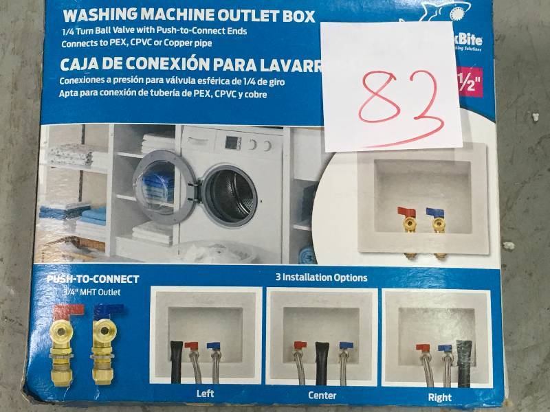 lot 83 image: 12 in. Washing Machine Outlet Box