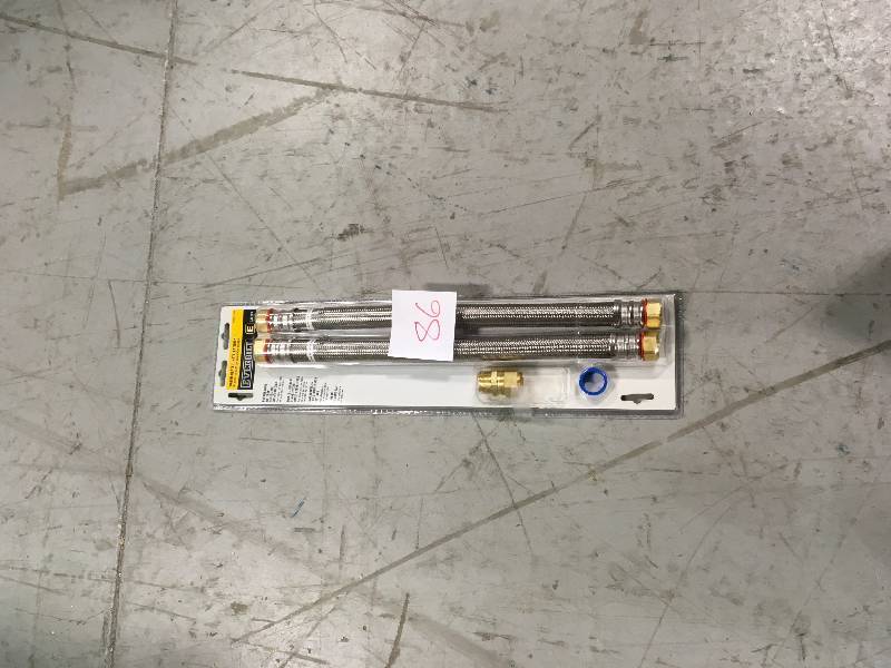 lot 86 image: EVERBILT  Electric Water Heater Installation Kit not used