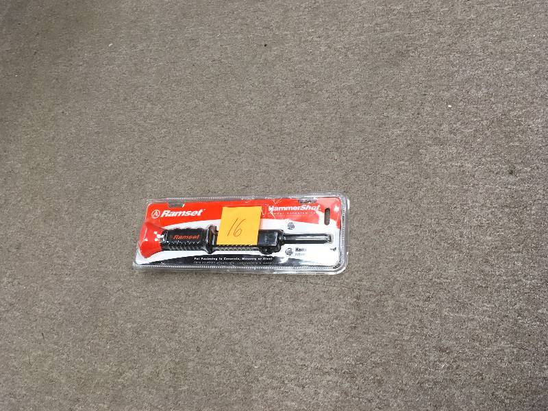 lot 16 image: Ramset HammerShot 0.22 Caliber Single Shot Tool  used in good condition