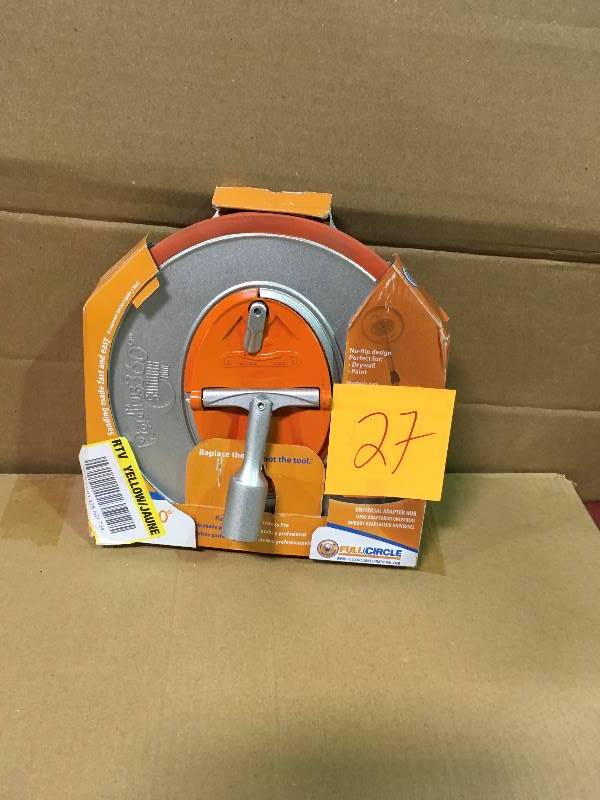 lot 27 image: FULL CIRCLE RADIUS 360 SANDING TOOL not used in good condition