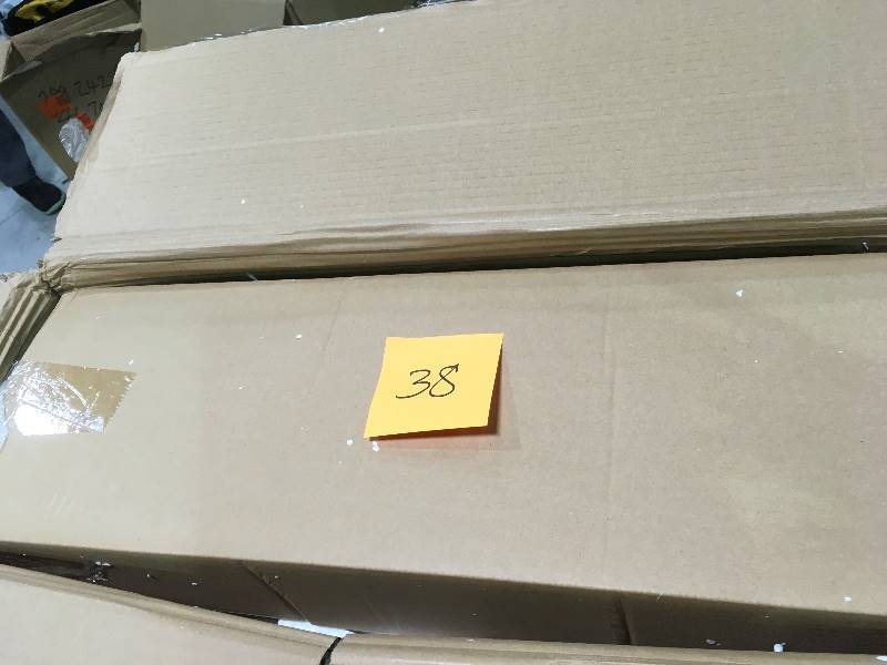 lot 38 image: Wood Potting Bench with Recessed Storage not used in good condition
