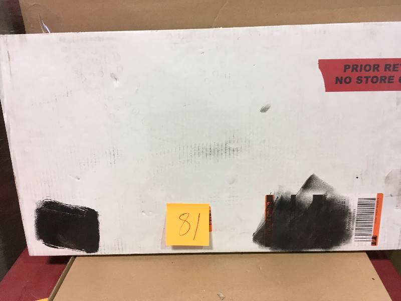 lot 81 image: ClosetMaid Impressions 2-Shelf 25 in. Standard Laminate 23 in. W Extra Shelves in White (2-Pack) not used in good condition