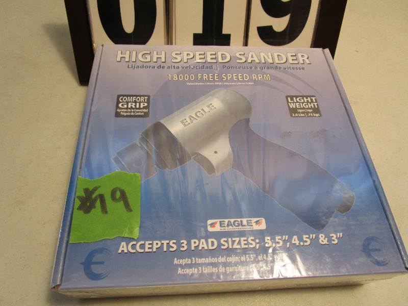 lot 19 image: Eagle 12 High Speed Sander