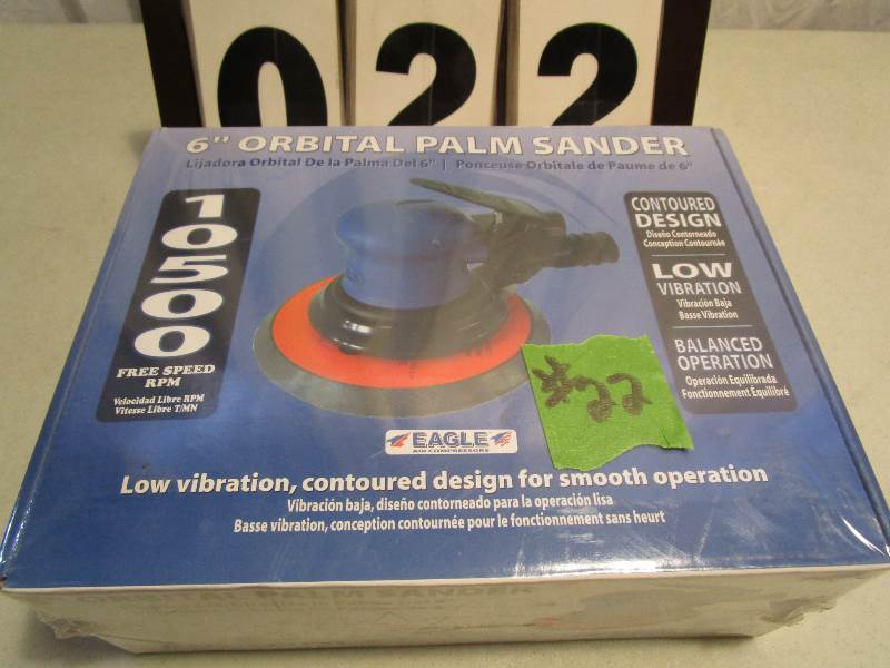 lot 22 image: Eagle 6 Orbital Palm Sander